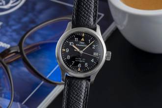 Thumbnail von IWC Fliegeruhr Mark XII Lady Black Dial Edelstahl Automatik Damenuhr Ref. IW442101
