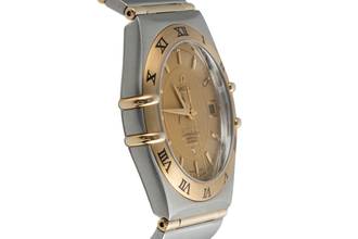 Thumbnail von Omega Constellation Quartz Stahl / Gold Quarz Herrenuhr Ref. 1252.10.00