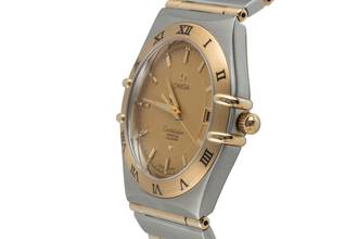 Thumbnail von Omega Constellation Quartz Stahl / Gold Quarz Herrenuhr Ref. 1252.10.00