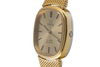 Thumbnail von Omega De Ville Ellipse Stahl / vergoldet Damenuhr Ref. 591.058 791.034 Klassiker