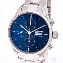 Thumbnail von Union Glashütte Viro Chronograph 41 Blue – D011.414.11.041.00 – like NEW – 2020 Full Set