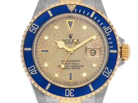  Rolex Submariner Date Sultan Ref.16613 2003 Full Set gut Vintage 