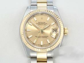  Rolex Lady-Datejust 31mm 178273 2014 Stahl Gelbgold 750 Automatik Stainless Steel 18kt Yellow Gold Oyster-band Chronometer 