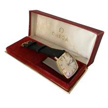  Omega De Ville 162.025 Square automatic yellow gold 18KT 1966 