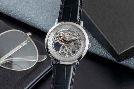  Piaget Altiplano Skeleton 18 K Weissgold Handaufzug Ref. G0A33115 P10524 