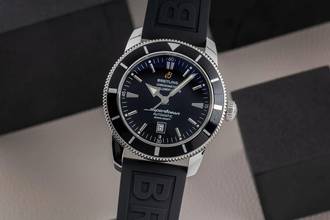  Breitling Superocean Heritage 46 Edelstahl Automatik Herrenuhr Ref. A17320 Box 