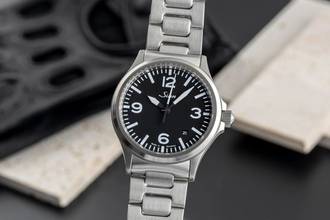  Sinn 556 Edelstahl Automatik Herrenuhr Ref. 556A Box & Papiere 2018 