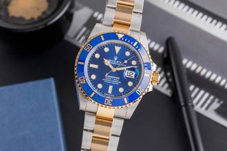 Rolex Submariner 41 Stahl / Gold Herrenuhr Oyster Perpetual 126613LB B&P 2022 