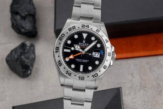  Rolex Explorer II Automatik Edelstahl Herrenuhr Ref. 226570 Box & Papiere 2022 