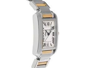 Thumbnail von Cartier Tank Française Two Tone GM großes Modell Ref.2302 2000 Full Set wie Neu Vintage