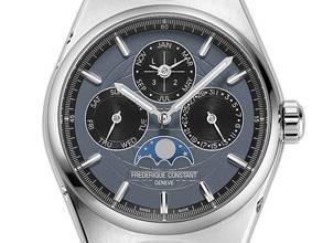 Frederique Constant Manufacture Slimline Perpetual Calendar Highlife Perpetual Calendar Stahl Automatik Armband Stahl Limitiert 41mm Ref.FC-775G4NH6B Box&Pap. Full Set Neu 