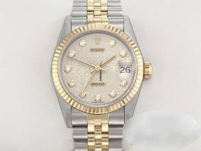  Rolex Datejust 31 Medium Stahl Gelbgold 750 Diamanten Automatik Stainless Steel 18kt Yellow Gold Stahl Jubilé-band Chronometer Oyster 