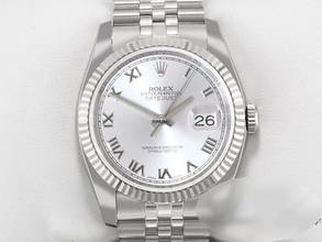  Rolex Datejust 36 36mm 116234 2018 Edelstahl Weissgold 750 Automatik Stainless Steel 18kt White Gold Jubilé-band Chronometer Oyster 
