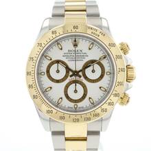  Rolex Daytona Steel Gold White Dial 