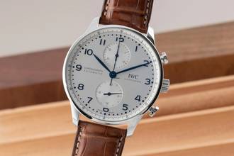 Thumbnail von IWC Portugieser Chronograph Stahl Automatik Herrenuhr Ref. IW371617