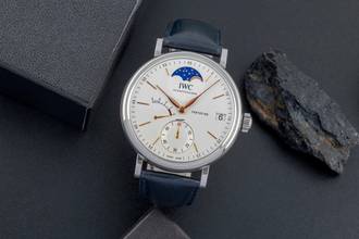 Thumbnail von IWC Portofino Handaufzug Mondphase Handaufzug Stahl Ref. IW516401 B&P 2024