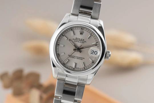  Rolex Datejust 31 Stahl Automatik Damenuhr Ref. 178240 Box & Papiere 2009 