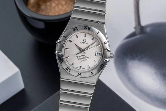  Omega Constellation Automatik Datum Edelstahl Herrenuhr Ref. 1502.30.00 