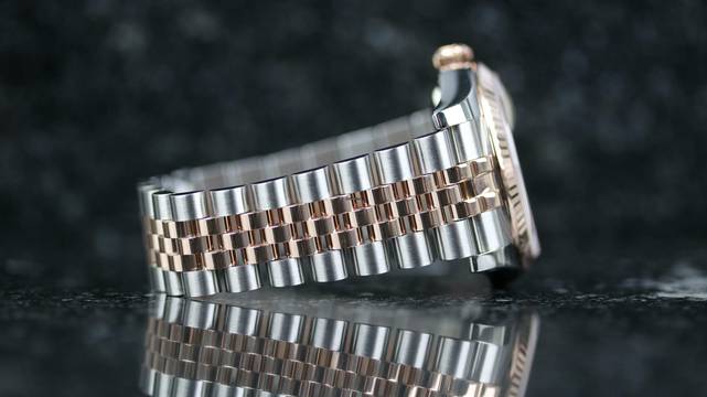  Rolex Datejust 36 Steel Rosé - White Roman - like New - Fullset - 06/2015 