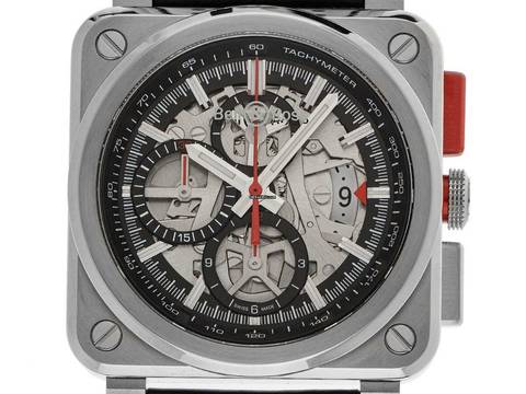  Bell & Ross BR 03-94 Chronographe Aviation BR0394 Ref.BR0394-BL-SI/SCA 2023 Full Set Ungetragen Vintage 