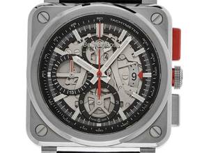  Bell & Ross BR 03-94 Chronographe Aviation BR0394 Ref.BR0394-BL-SI/SCA 2023 Full Set Ungetragen Vintage 