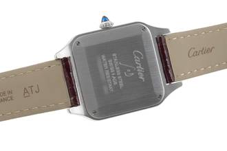 Thumbnail von Cartier Santos Dumont Edelstahl Herrenuhr Ref. WSSA0022 Box & Papiere