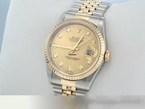  Rolex Datejust 36 36mm 16233 1997 Stahl Gelbgold 750 Diamanten Automatik Stainless Steel 18kt Yellow Gold Jubilé-band Chronometer Oyster 