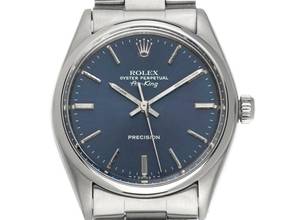 Thumbnail von Rolex Air King Oyster Perpetual Air King Ref.5500 1982 Box&Beschreibung sehr gut Vintage