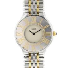  Cartier 21 Must de Cartier PM Steel Gold 