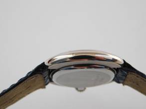 Thumbnail von Cartier Vendome 18 Karat Weißgold Ellipse Paris Dial Handaufzug Damenuhr 26 mm 18 Karat Weißgold super selten !
