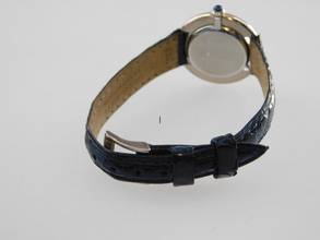 Thumbnail von Cartier Vendome 18 Karat Weißgold Ellipse Paris Dial Handaufzug Damenuhr 26 mm 18 Karat Weißgold super selten !