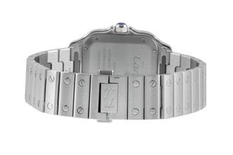 Thumbnail von Cartier Santos Medium Automatik Edelstahl Herrenuhr Ref. WSSA0029 B&P 2020
