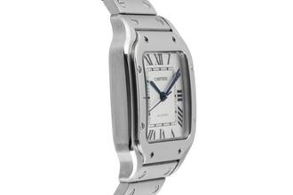 Thumbnail von Cartier Santos Medium Automatik Edelstahl Herrenuhr Ref. WSSA0029 B&P 2020