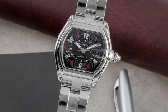  Cartier Roadster de Cartier LM Vegas Dial Automatik Herrenuhr Ref. W62002V3 