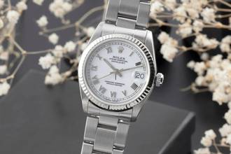  Rolex Datejust 31 Stahl / Weissgold Roman Dial Oyster Perpetual Ref. 68274 