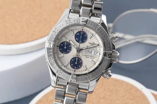  Breitling Superocean Chronograph II Stahl Automatik Herrenuhr Ref. A13340 