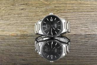  TAG Heuer Carrera Calibre 5 WAR211A Automatik Black / Gray Dial - B+P 