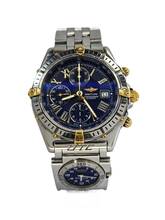  Breitling Crosswind Chronograph rare blue UTC Pilot B&P 