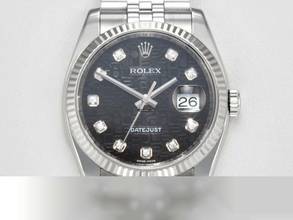  Rolex Datejust 36 36mm 116234 2010 Stahl Weissgold 750 Diamanten Automatik Stainless Steel 18kt White Gold Jubilé-band Chronometer Oyster 