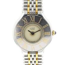  Cartier 21 Must de Cartier PM Steel Gold 
