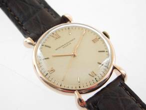  Vacheron Constantin Fancy Lugs 18 Karat Rotgold Herrenuhr Rarität im Top Zustand seltenes Herrenmodell mit Handaifzug 31,5mm 