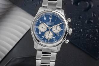  Breitling Navitimer 8 Chronograph Stahl Automatik Herrenuhr AB011713 B&P 2019 