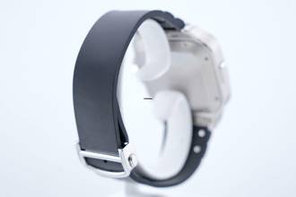Thumbnail von Cartier Santos Chronograph - Additional Leather Strap - With Box And Papers - WSSA0017 2022