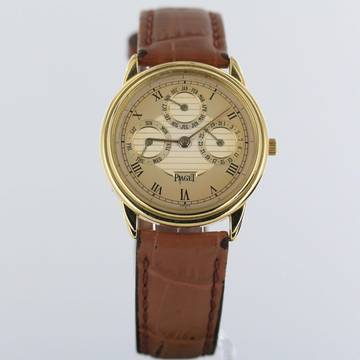  Piaget TRIPLE DATE GOLD 750//18 KARAT # KS 