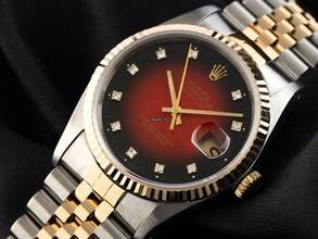 Thumbnail von Rolex Datejust 36 Diamanten Ref.16233 1991 Full Set sehr gut Vintage
