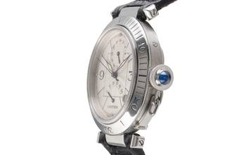 Thumbnail von Cartier Pasha GMT Power Reserve Automatik Stahl Herrenuhr Ref. W3103755