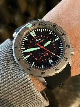  Sinn U2 Einsatzzeitmesser / Box + Papiere 