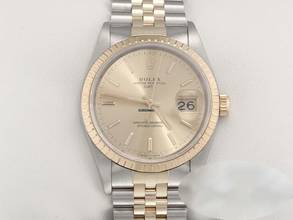  Rolex Oyster Perpetual Date Ungetragen Rolex Date 34 Mm 15223 1996 Stahl Gelbgold 750 Automatik Medium Stainless Steel 18kt Yellow Gold Jubilé-band Chronometer Oyster 