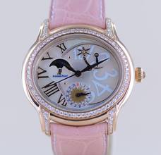 Thumbnail von Audemars Piguet Millenary 18K Millenary Starlit Sky Ladies Roségold MOP Dial Moon Diamonds B+P