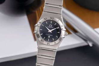  Omega Constellation Ladies Stahl Quarz Damenuhr Ref. 1562.40.00 Klassiker 